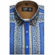 Print Blue Shirt : Ditto