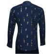 Print Blue Shirt : Ditto