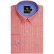 Stripes Pink Shirt : Business