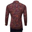 Print Maroon Shirt : Party