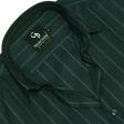 Stripes Green Shirt : Business