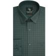 Checks Green Shirt : Business
