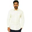 Plain Cream Shirt : Business