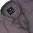 Self Design Mauve Shirt : Business