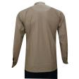 Self Design Brown Shirt : Business