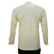 Self Design Cream Shirt : Business