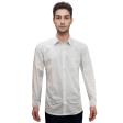 Self Design White Shirt : Business