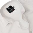Self Design White Shirt : Business