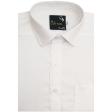 Self Design White Shirt : Business