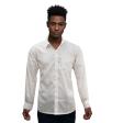 Self Design White Shirt : Business