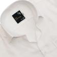 Self Design White Shirt : Business