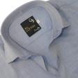 Self Design Light Blue Shirt : Business