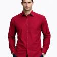 Plain Maroon Shirt : Business