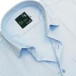 Plain Light Blue Shirt : Business