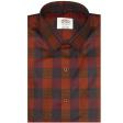 Checks Rust Shirt : Ditto
