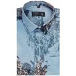 Print Blue Shirt : Ditto