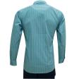 Stripes Teal Blue Shirt : Business
