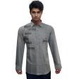 Handpainted Gray Shirt : Ditto