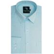 Plain Aqua Blue Shirt : Business