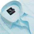 Plain Aqua Blue Shirt : Business