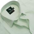 Plain Light Green Shirt : Business
