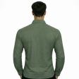 Plain Dark Green Shirt : Business