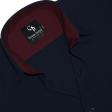 Plain Navy Blue Shirt : Business