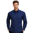 Plain Navy Blue Shirt : Business