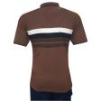 Stripes Brown T-shirt : Regular