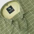 Checks Green Shirt : Business
