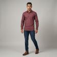 Checks Maroon Shirt : Business