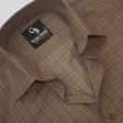 Checks Brown Shirt : Business