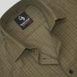 Checks Khakhi Shirt : Business