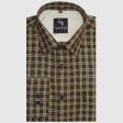 Checks Green Shirt : Business