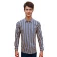 Stripes Dark Blue Shirt : Business