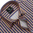 Stripes Dark Blue Shirt : Business
