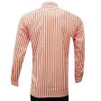 Stripes Peach Shirt : Business