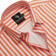 Stripes Peach Shirt : Business