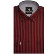 Stripes Maroon Shirt : Business