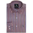 Stripes Peach Shirt : Business