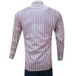 Stripes Peach Shirt : Business