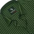 Stripes Green Shirt : Business