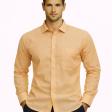 Self Design Mustard Shirt : Business