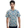 Print Blue Shirt : Ditto