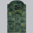 Print Green Shirt : Party