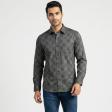 Print Gray Shirt : Party