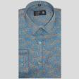 Print Blue Shirt : Ditto