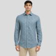 Print Blue Shirt : Ditto