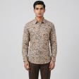 Print Brown Shirt : Ditto