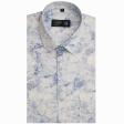 Print Blue Shirt : Ditto